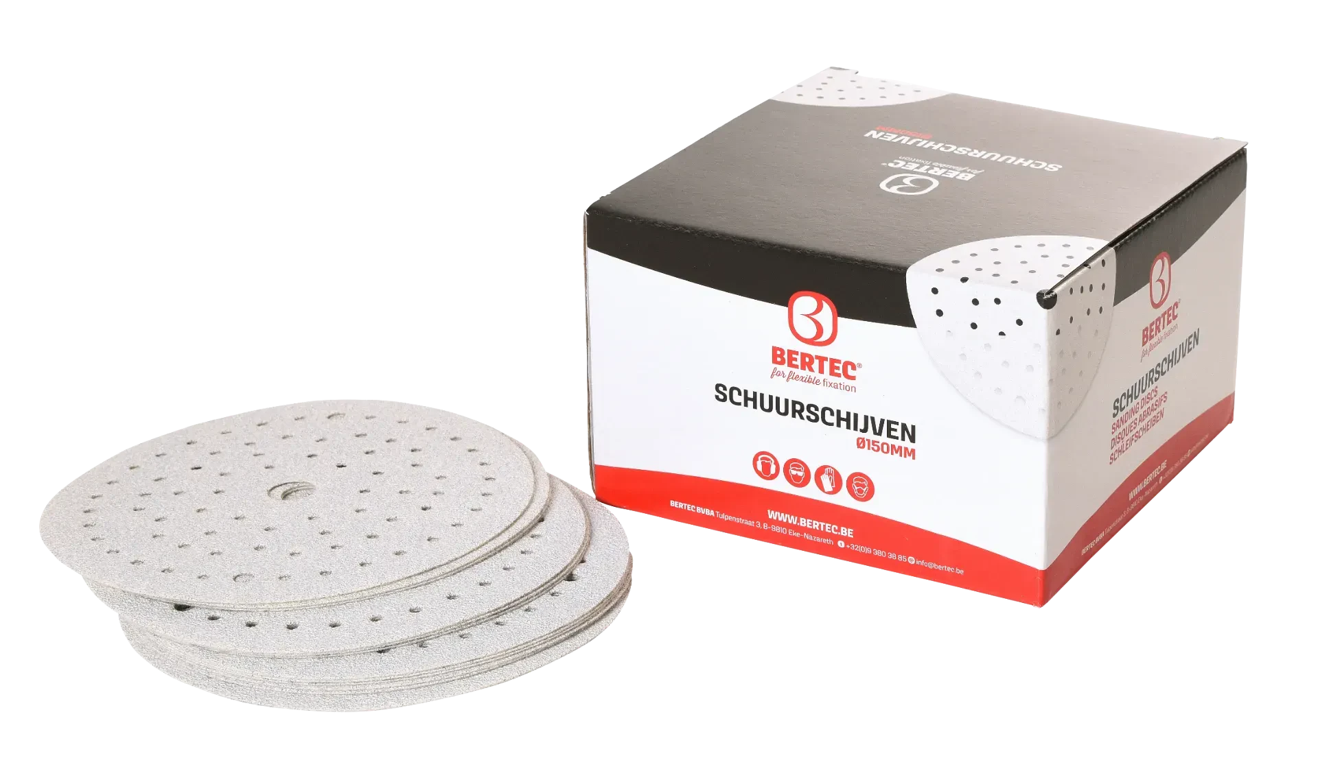 Sanding disc white